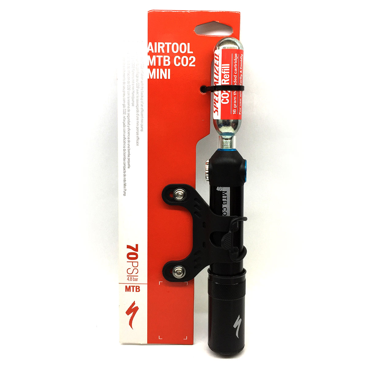 Inflador De Mano Specialized Air Tool MTB Co2 Mini (Con Garrafa) - Imagen 3