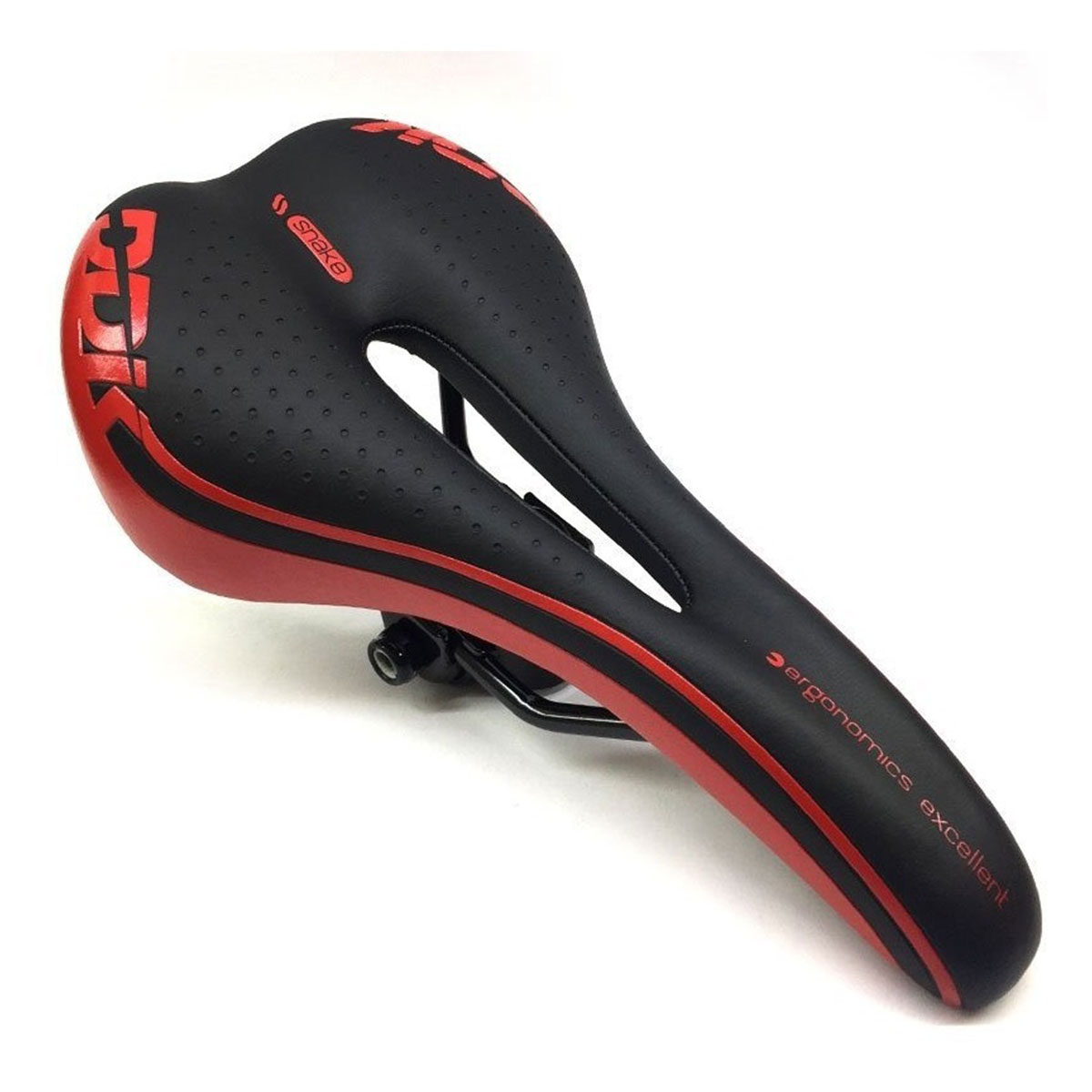 Asiento Ddk Snake Antiprostático Ruta / MTB (Rojo)