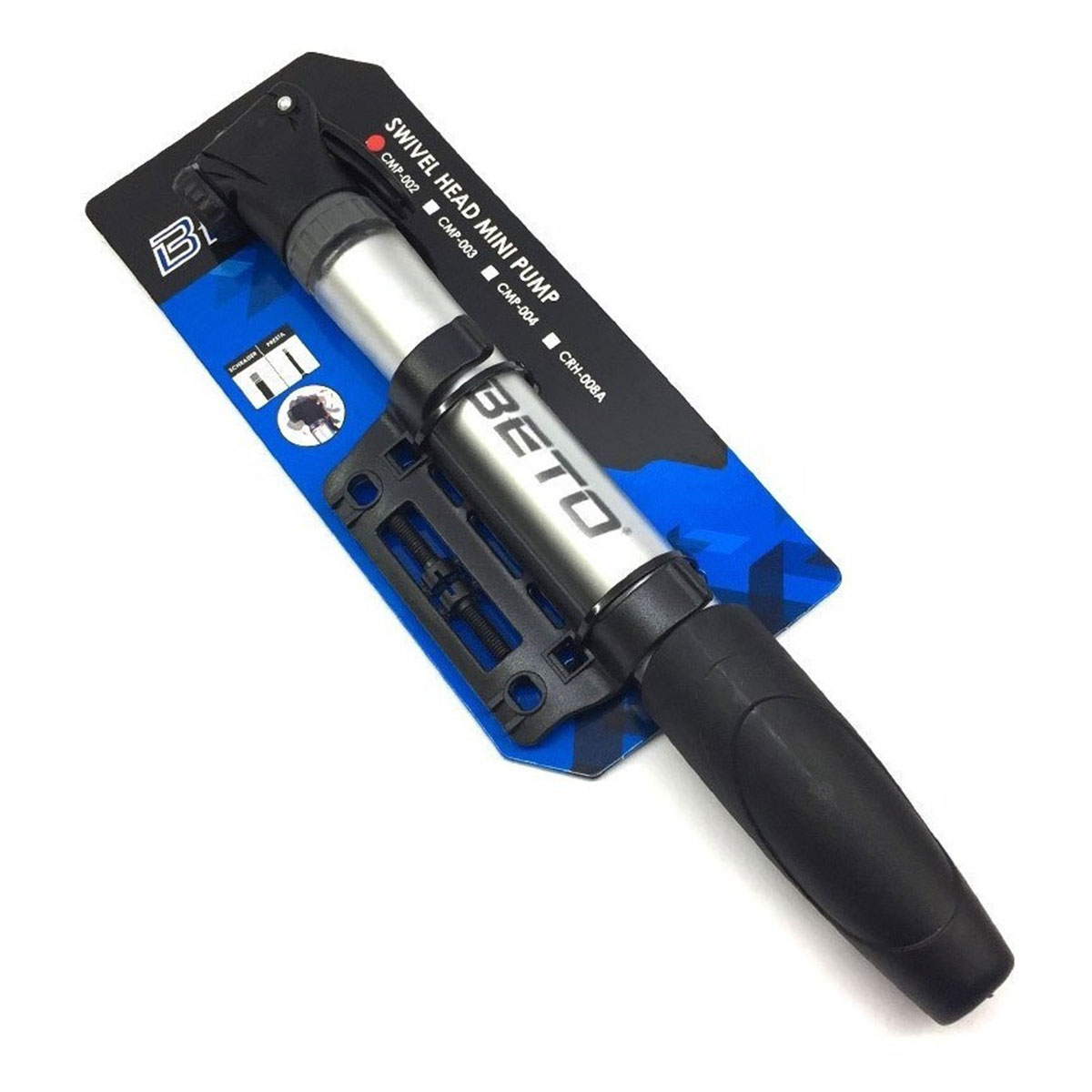 Inflador De Mano Beto CMP-002 Schrader Y Presta (100psi) - Imagen 3