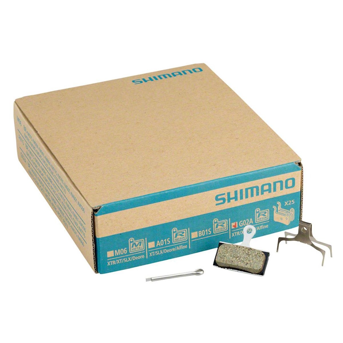 Pastillas Freno A Disco Shimano G02A Xtr-xt-slx Resina (Oem) - Imagen 3