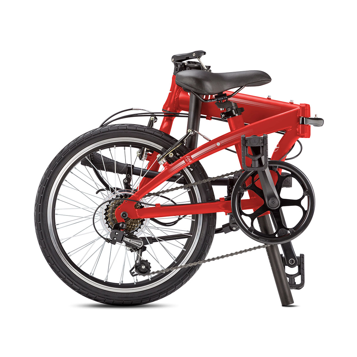 Bicicleta Plegable Urbana Tern Link A7 R20 7v (Matte Red/White) - Imagen 2