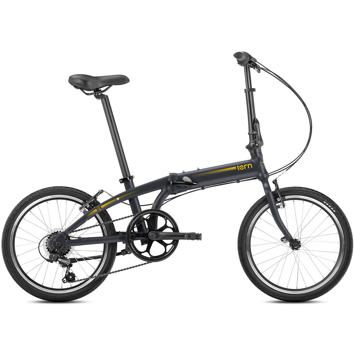 Bicicleta Plegable Urbana Tern Link A7 R20 7v (Matte Shale/Mango)