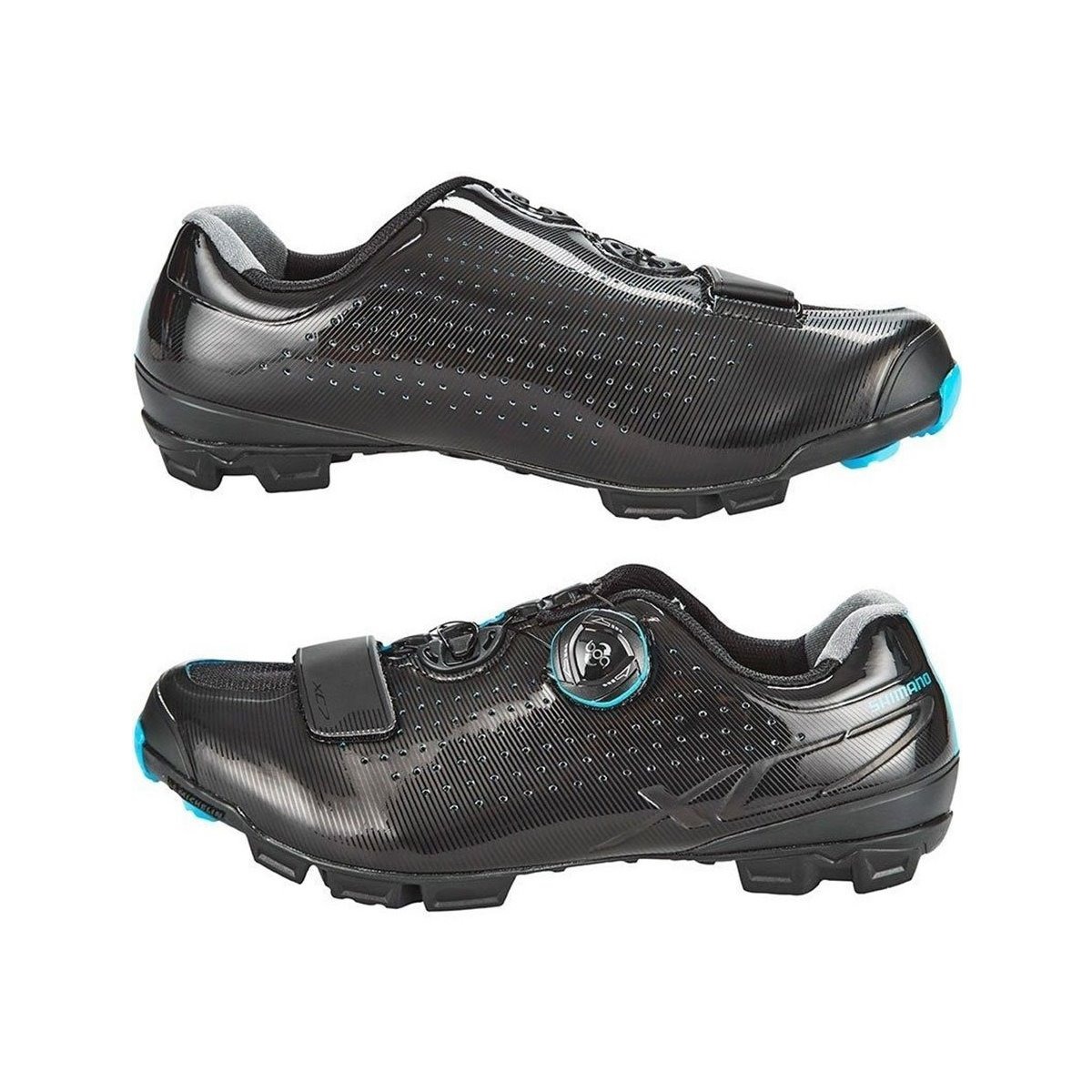 Zapatillas De MTB Shimano XC7 (Black Noir) - Imagen 2
