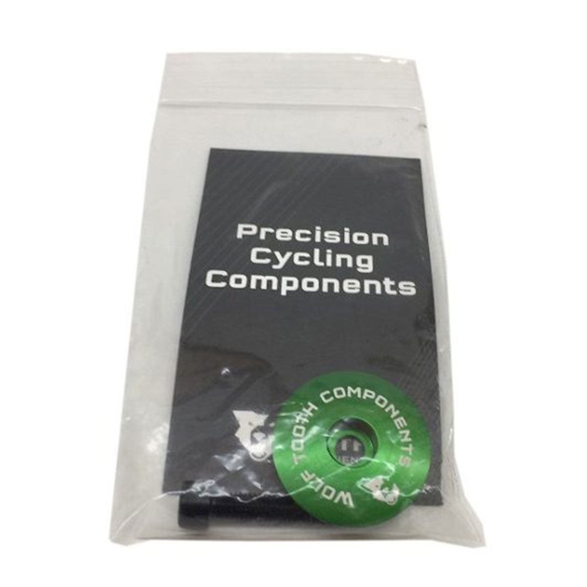 Wolf Tooth Ultralight Stem Cap And Bolt (Verde) - Imagen 2