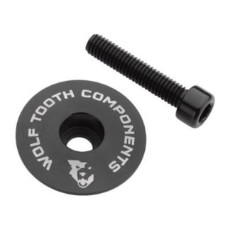 Wolf Tooth Ultralight Stem Cap And Bolt (Negro)