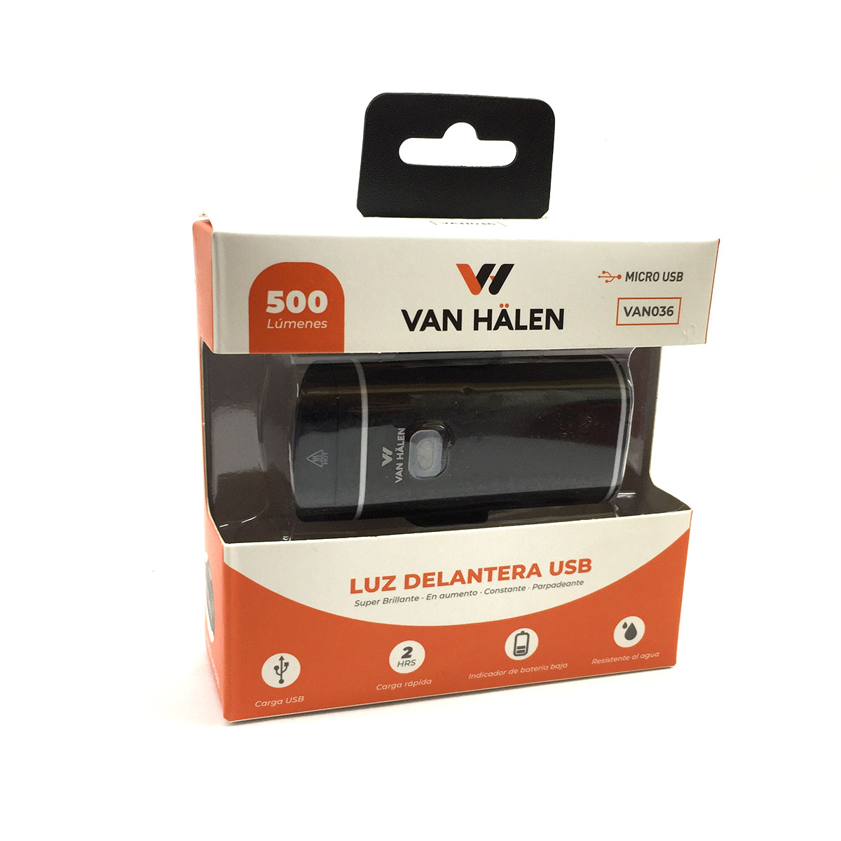 Luz Led Delantera Usb Van Halen VAN036 500lm - Imagen 3