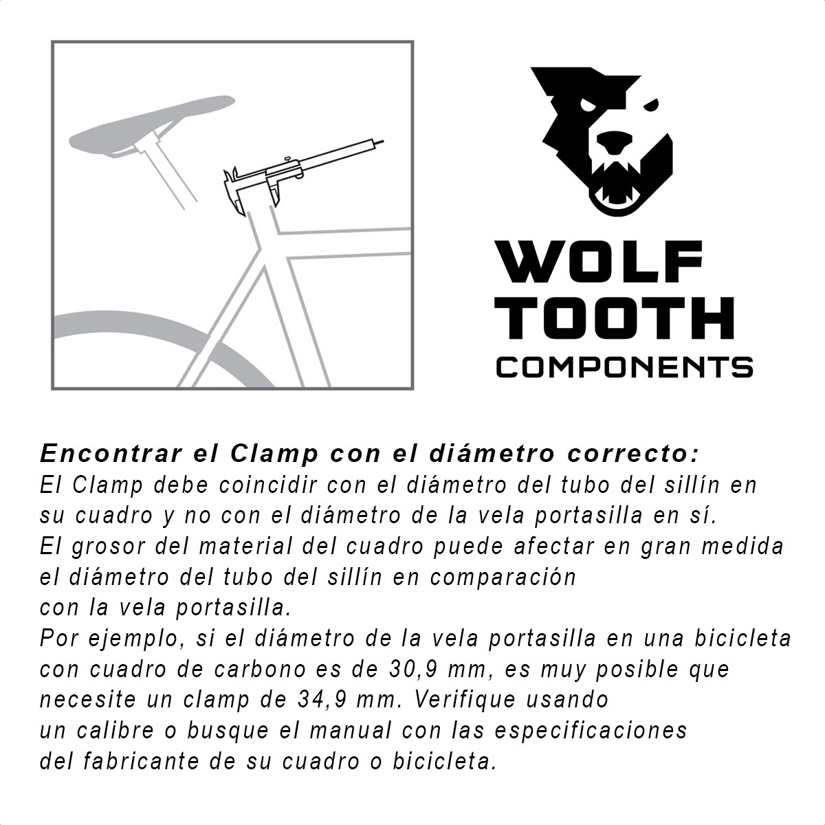 Wolf Tooth Seatpost Clamp Ultra Light 31.8mm (Red) - Imagen 3