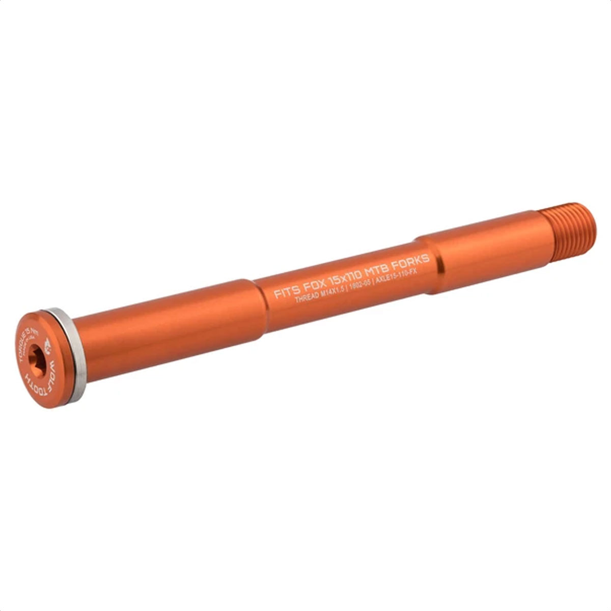 Wolf Tooth Eje Pasante Para Horquilla Fox 15x110mm Boost (Orange)
