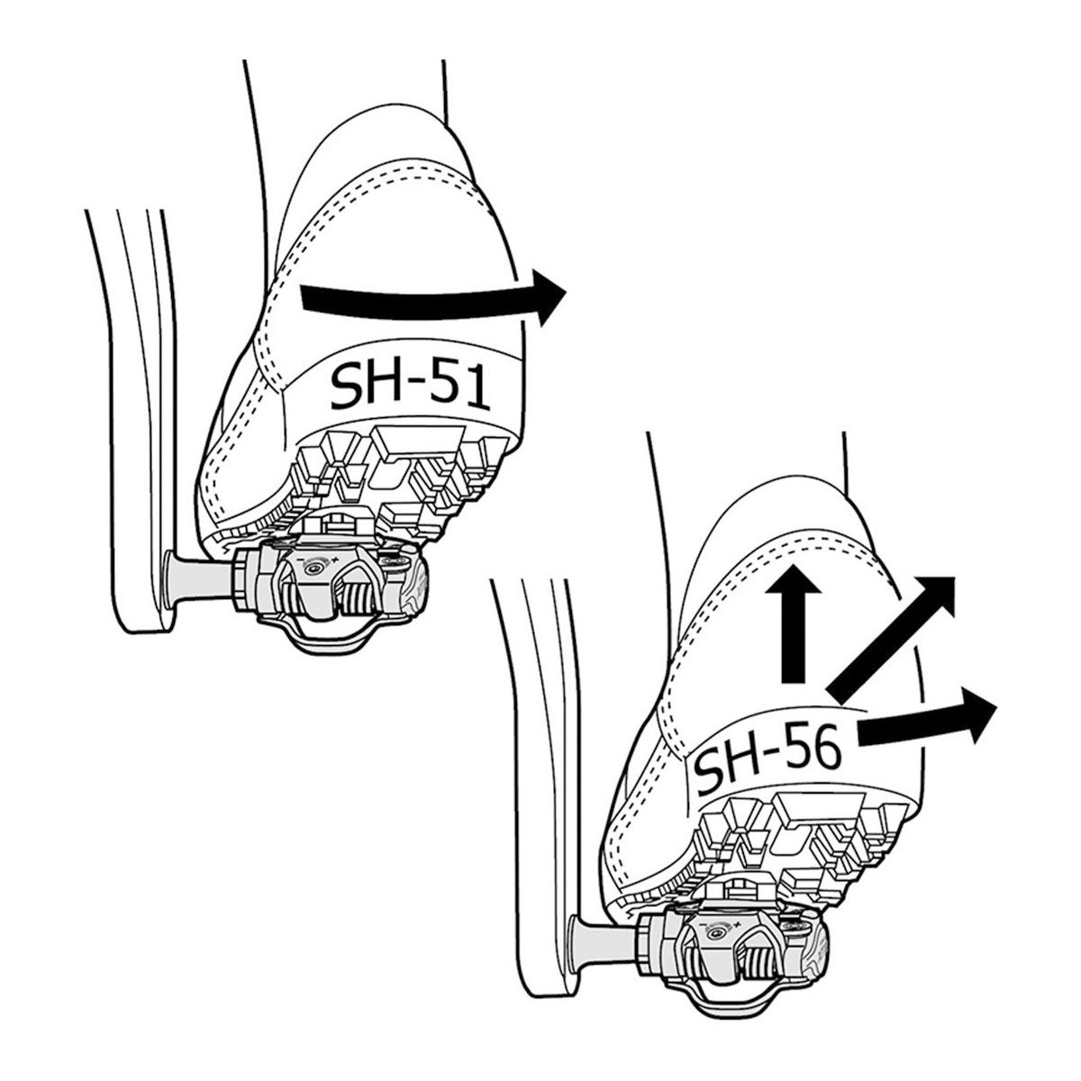 Calas Para Pedales De Mtb Shimano SM-SH51 SPD - Imagen 2