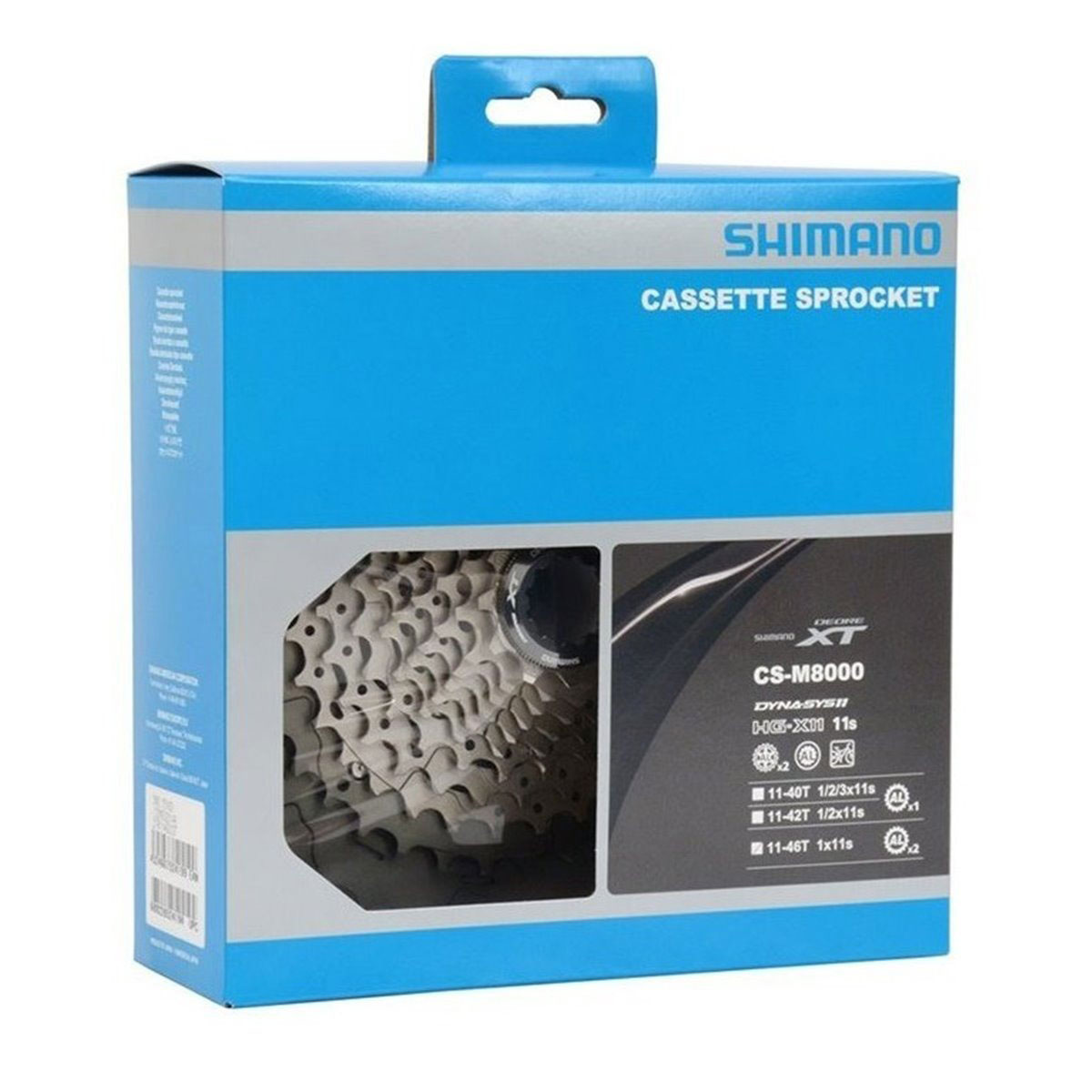 Cassette Shimano CS-M8000 Deore XT 11-46 11v - Imagen 3