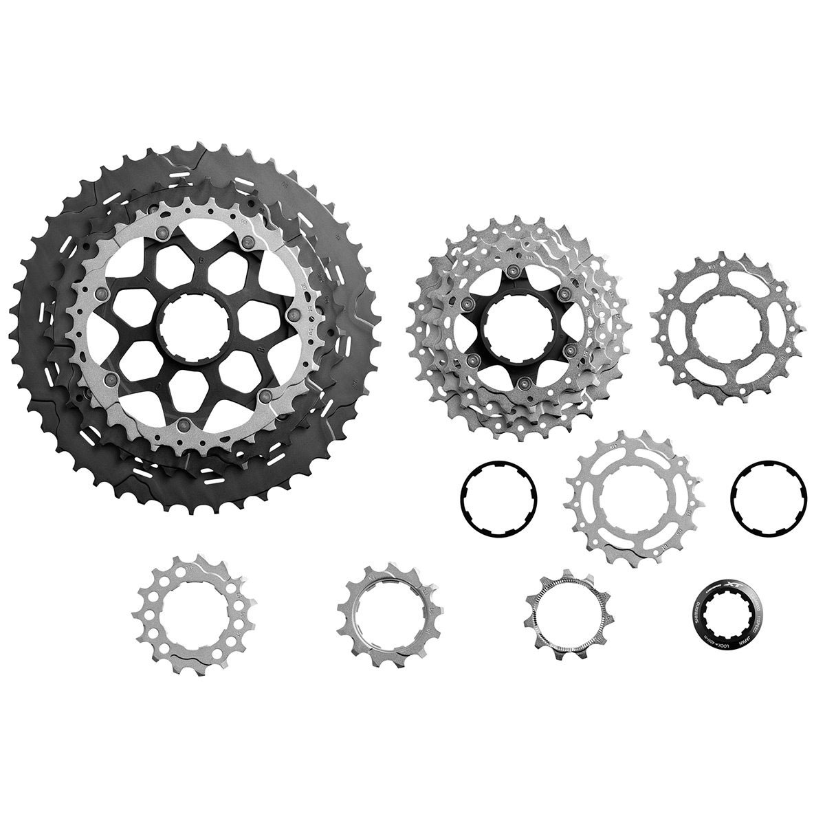 Cassette Shimano CS-M8000 Deore XT 11-46 11v - Imagen 2