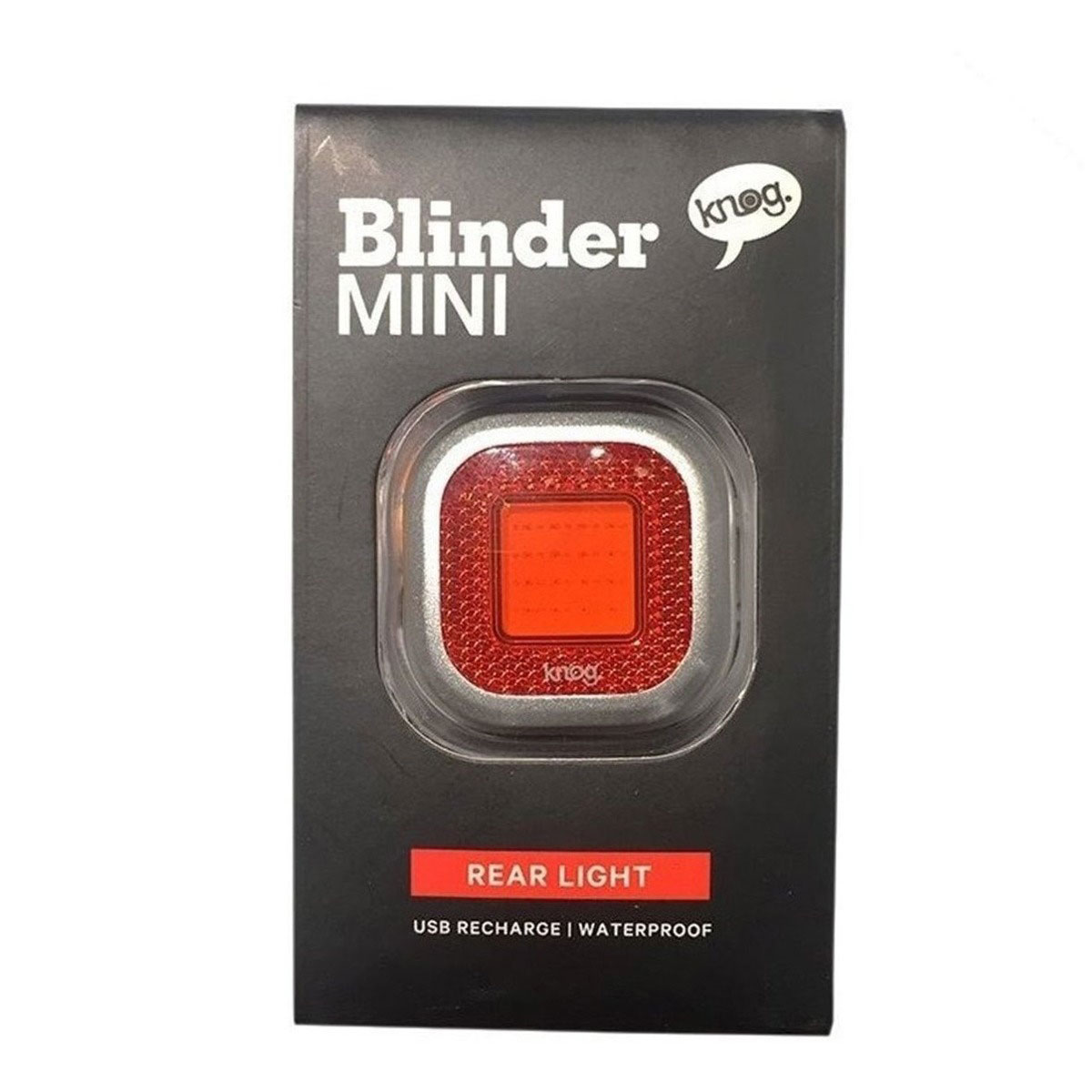 Luz Led Trasera Knog Blinder Mini Chippy Usb (Black) - Imagen 2