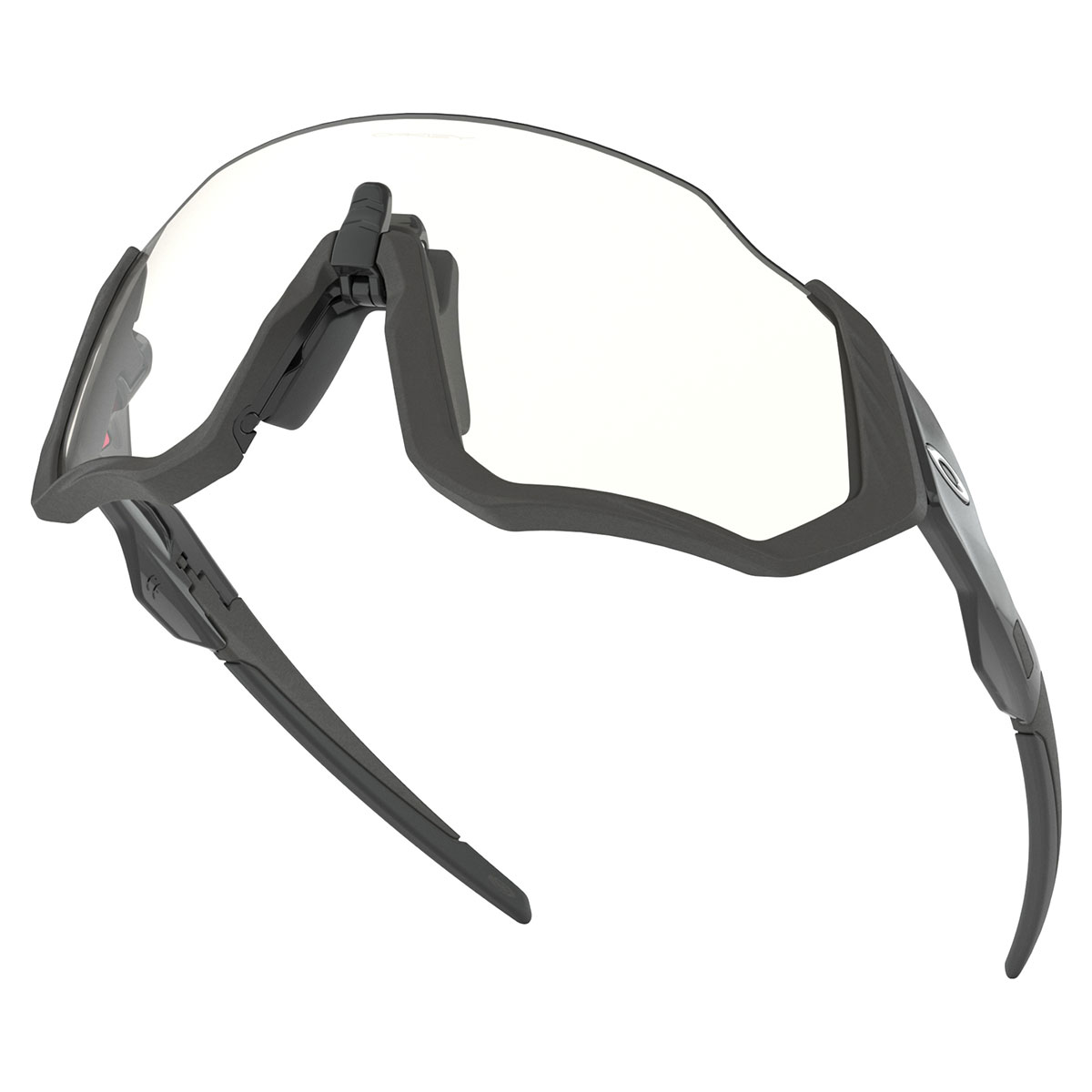 Lentes De Sol Oakley Flight Jacket (Steel/Black Ink - Clear Black Iridium Photocromic) - Imagen 3