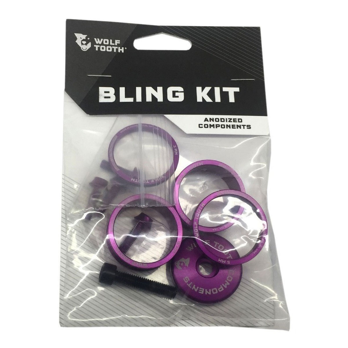 Wolf Tooth Anodized Bling Kit (Violeta) - Imagen 2