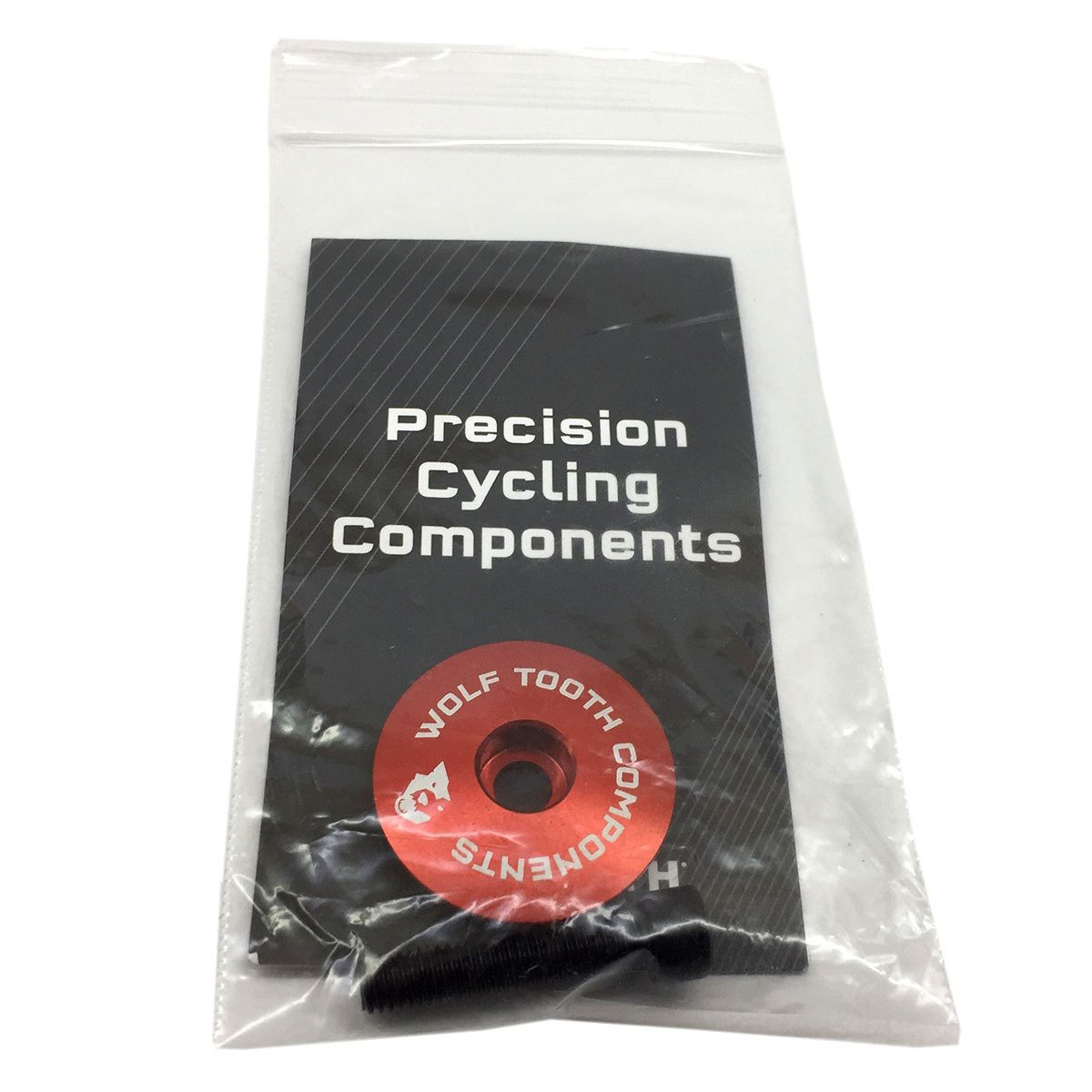 Wolf Tooth Ultralight Stem Cap And Bolt (Rojo) - Imagen 2