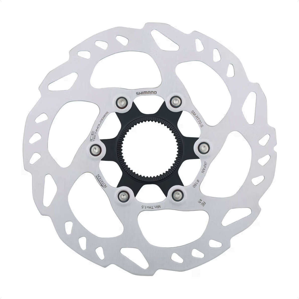 Rotor Disco Shimano SM-RT70 SLX 160mm Center Lock (Cierre Interno)