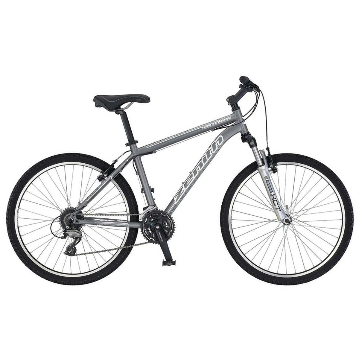 Bicicleta Mtb Zenith Andes Aluminio Acera R26 (Gris)