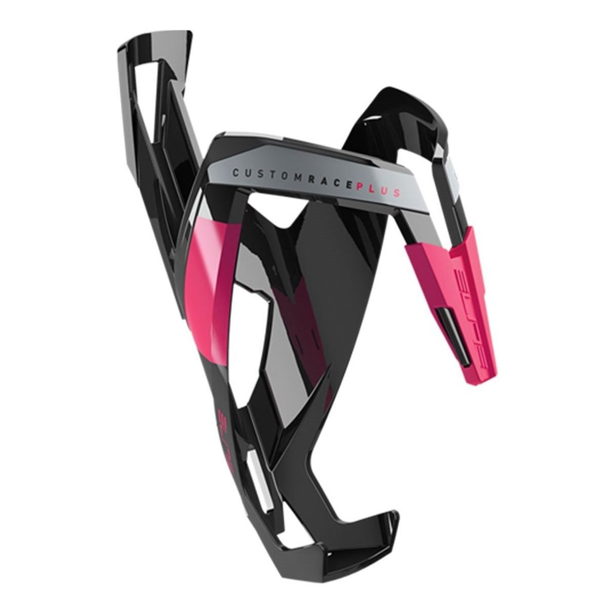 Porta Caramañola Elite Custom Race Plus (Negro/Rosa)