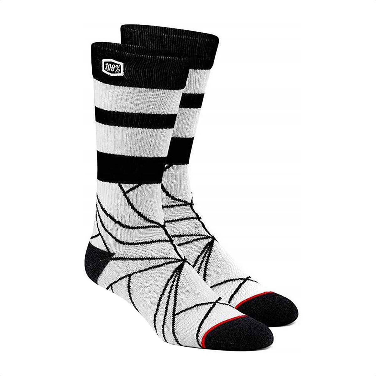 Medias Ciclismo 100% Athletic Crew 8" (Fracture-Stone)