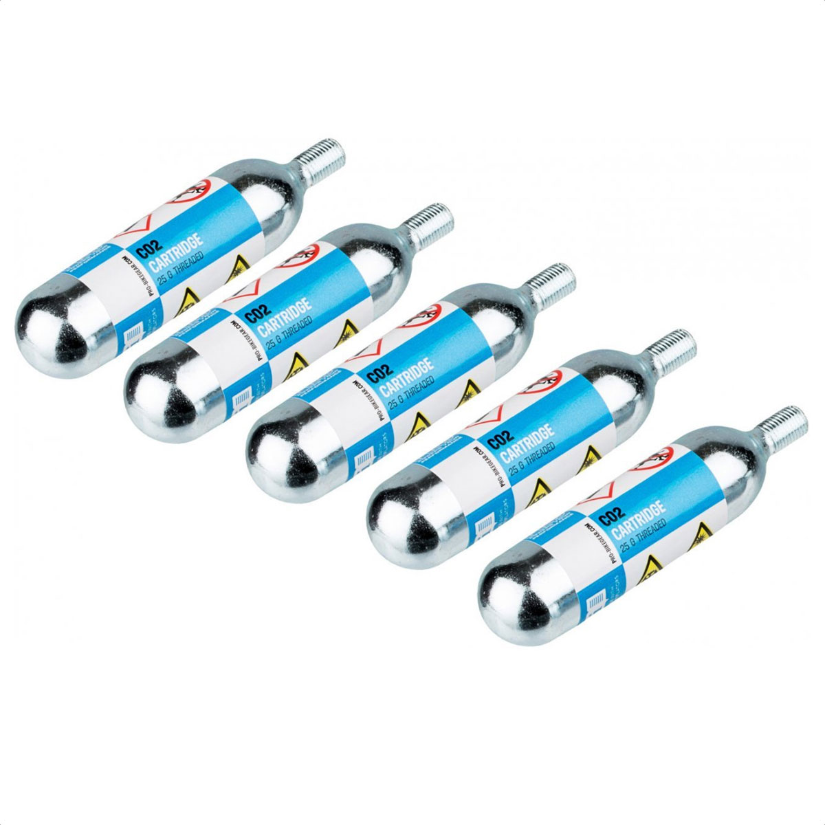 Garrafas Para Inflador Pro Co2 Cartridges 5 Pieces 25g