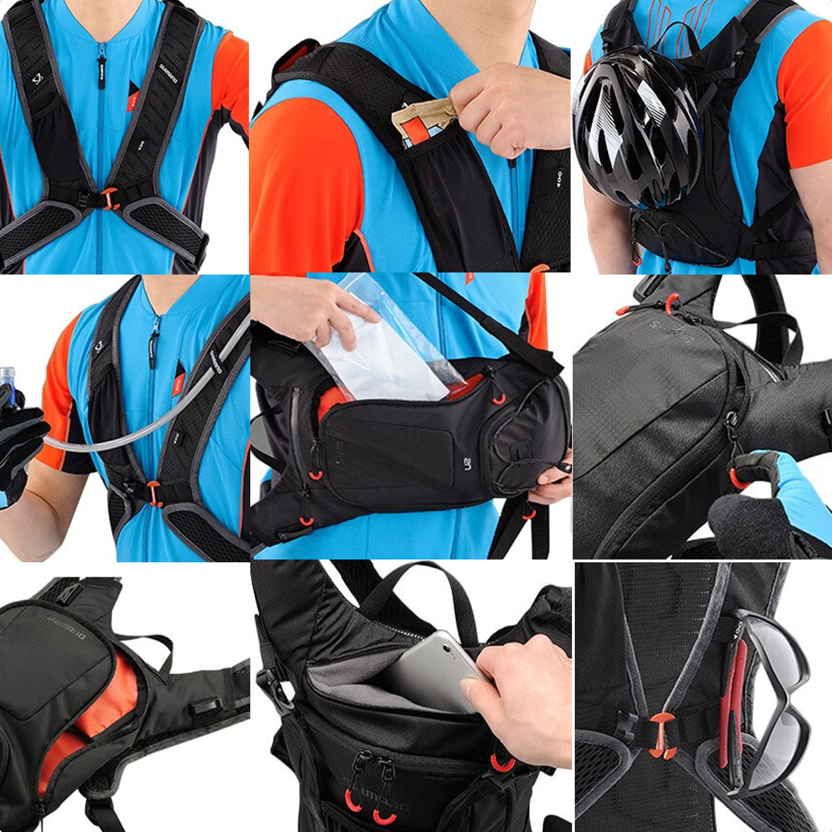 Mochila Shimano Unzen 2 Con Hidratación 2lts - Imagen 3