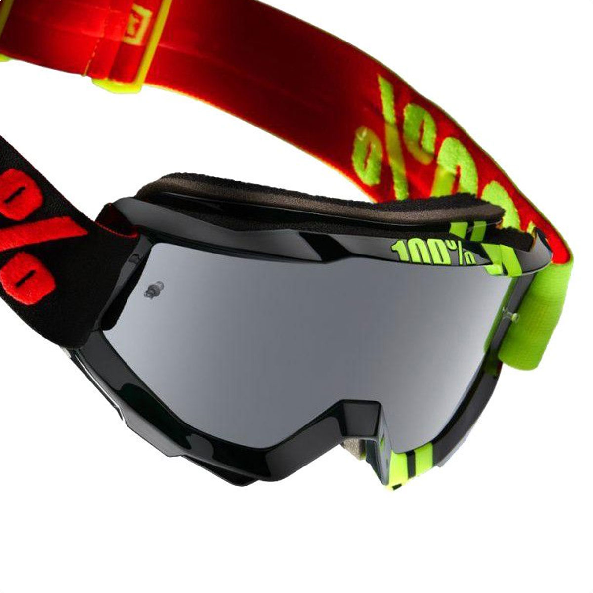 Antiparras 100% The Acurri Motocross / Downhill (Zerbo - Mirror Silver) - Imagen 3
