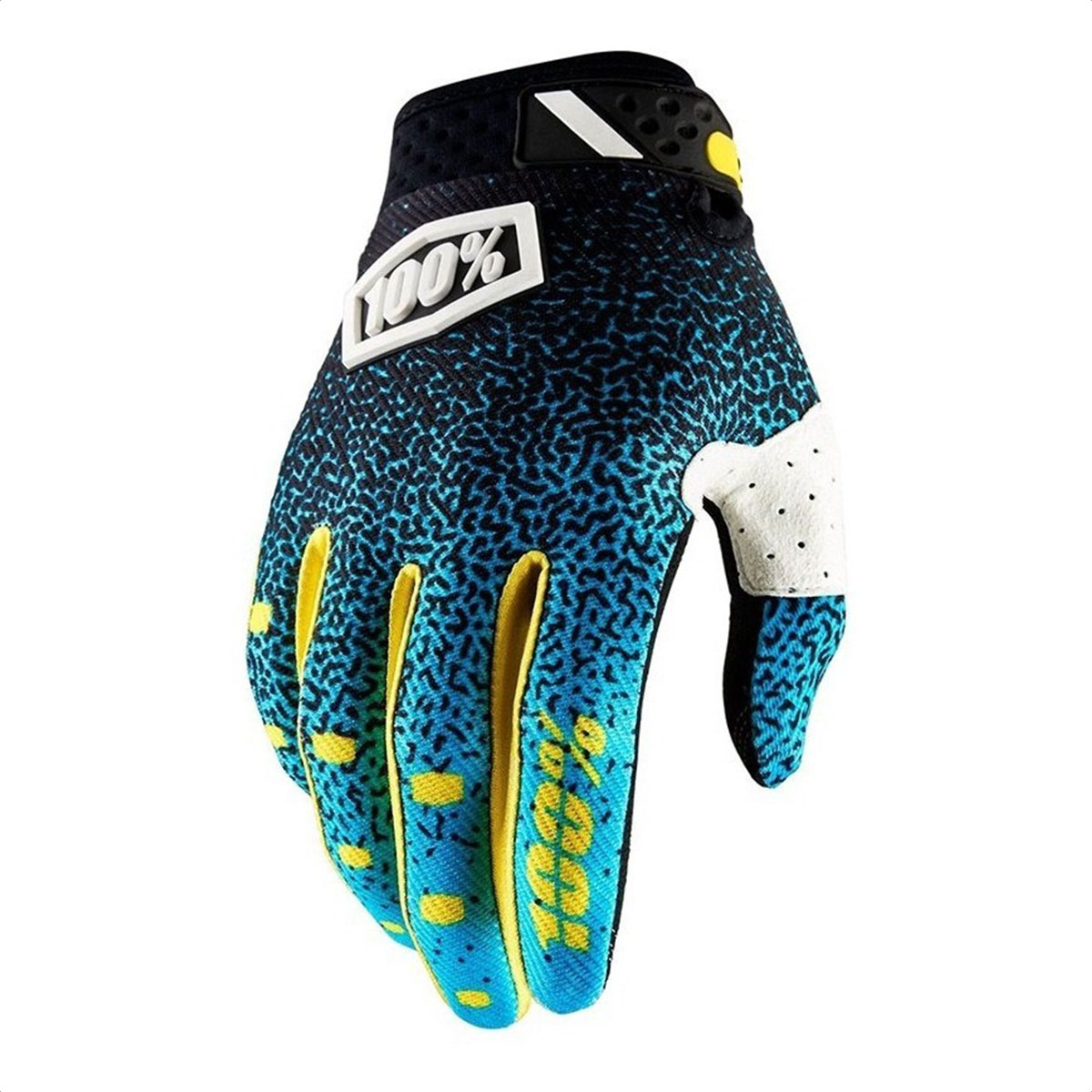 Guantes 100% Ride100percent Ridefit 2018 (Cyan/Black)