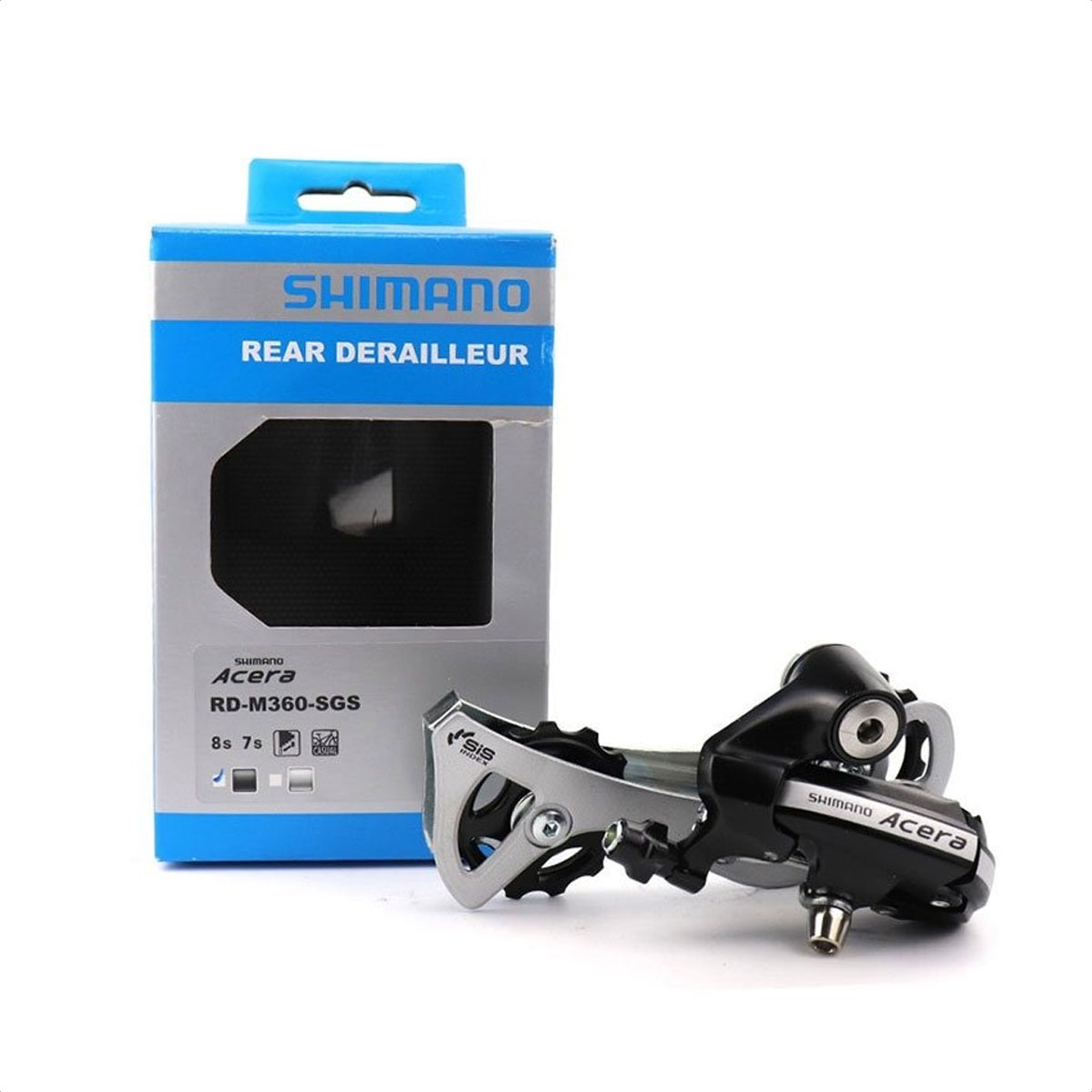 Pata De Cambio Shimano RD-M360-SGS Acera 7/8v - Imagen 3