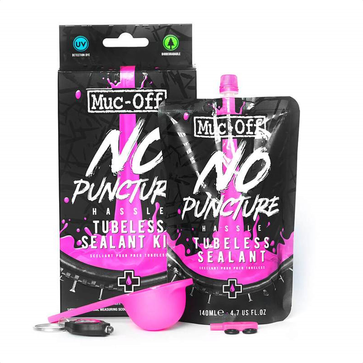 Sellador Muc-off No Puncture Hassle Tubeless Kit (140ml)