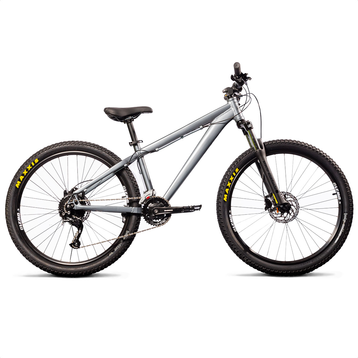 Bicicleta Mtb Zenith Atc Stunt Altus 2x9v R26 (Gris Mate)