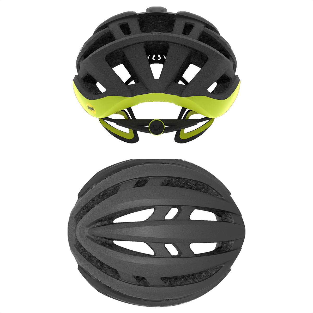 Casco Giro Agilis Mips (Matte Black/Citron) - Imagen 3
