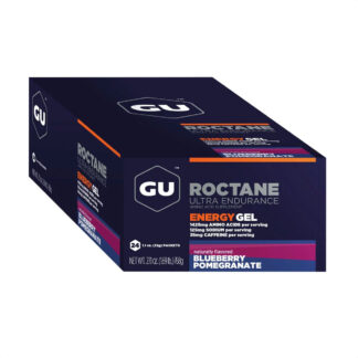 Gu Roctane Energy Gel Caja x24 (Blueberry Pomegranate - 35mg Cafeína)