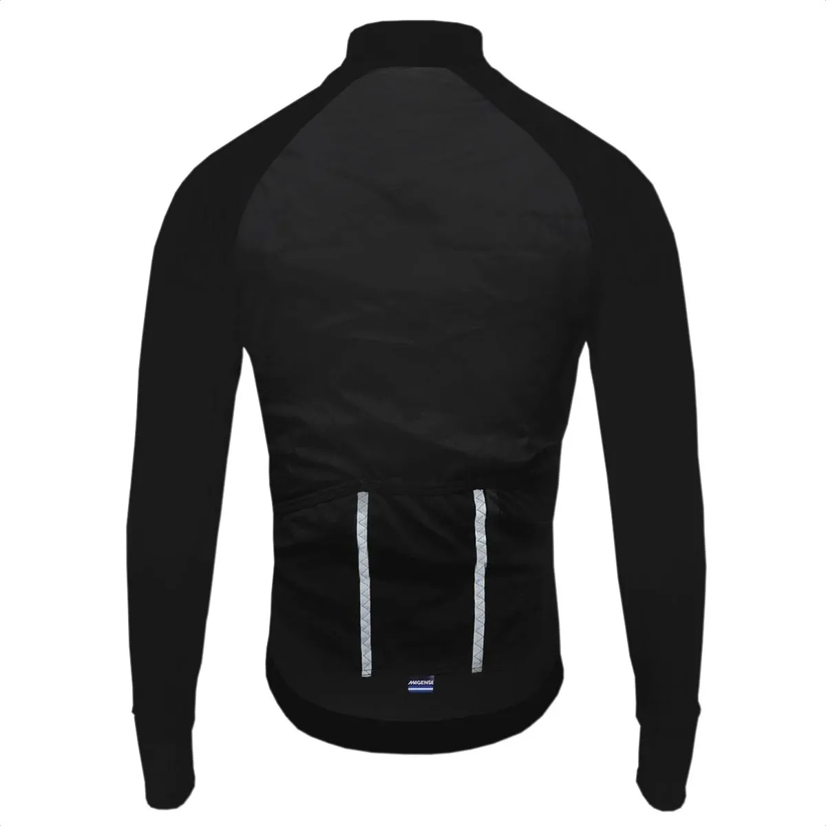 Campera Ciclismo Magenta 2.9 Frizada Con Rompeviento (Negro/Negro) - Imagen 2
