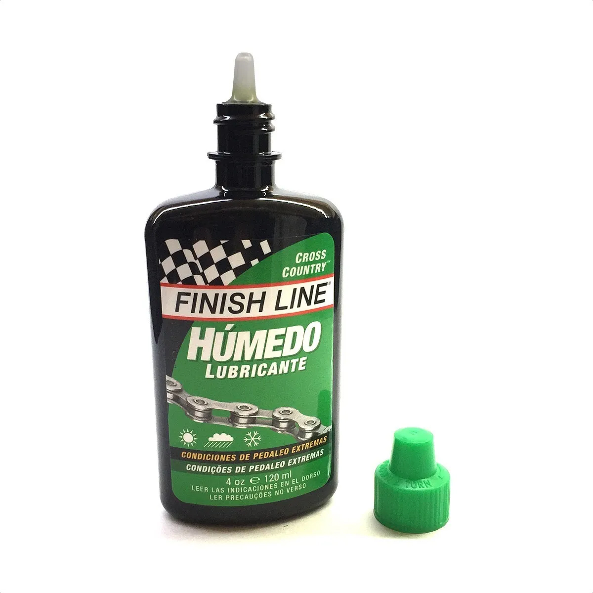 Lubricante Cadena Finish Line Húmedo (120ml) - Imagen 2