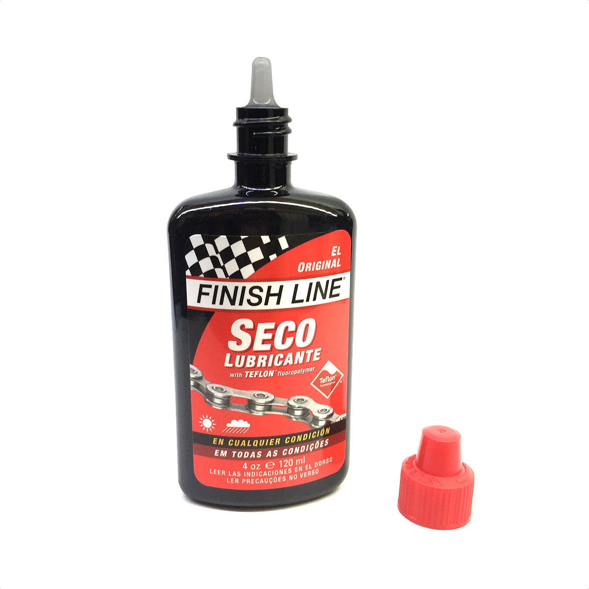 Lubricante Cadena Finish Line Seco Teflon (120ml) - Imagen 2