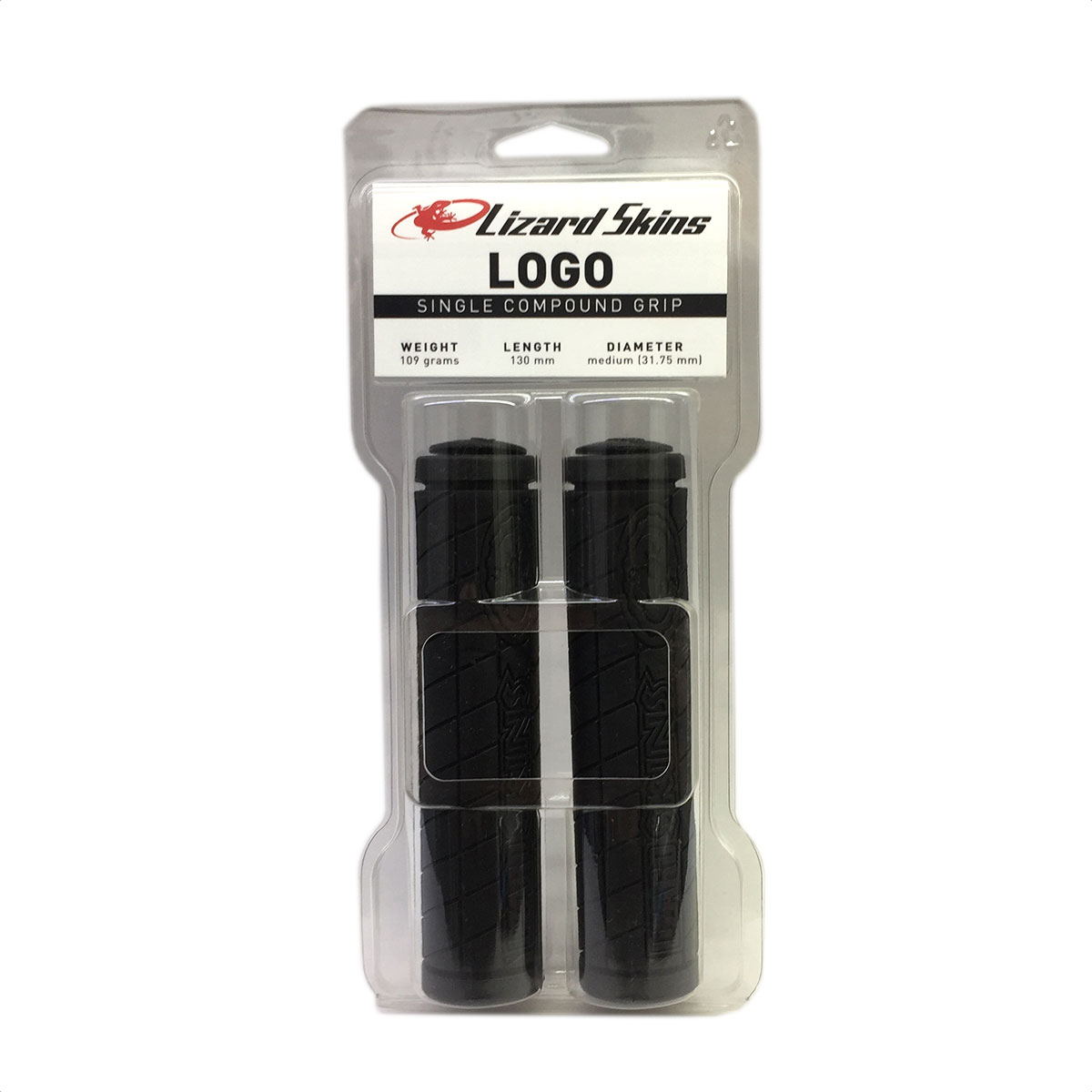 Puños Grips Lizard Skins Logo Single Compound (Black) - Imagen 3