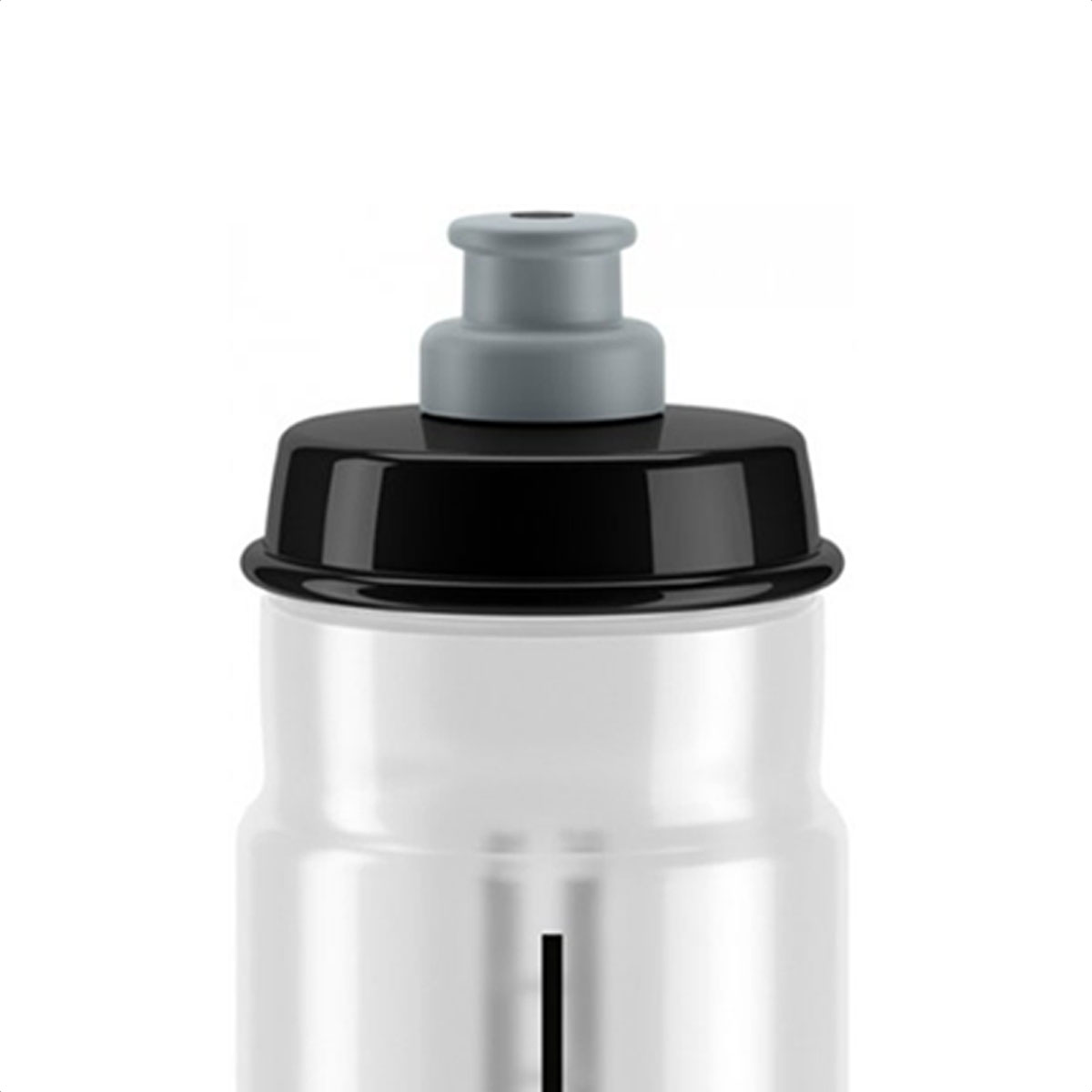 Caramañola Elite Jet 550ml Biodegradable (Clear-Black) - Imagen 2