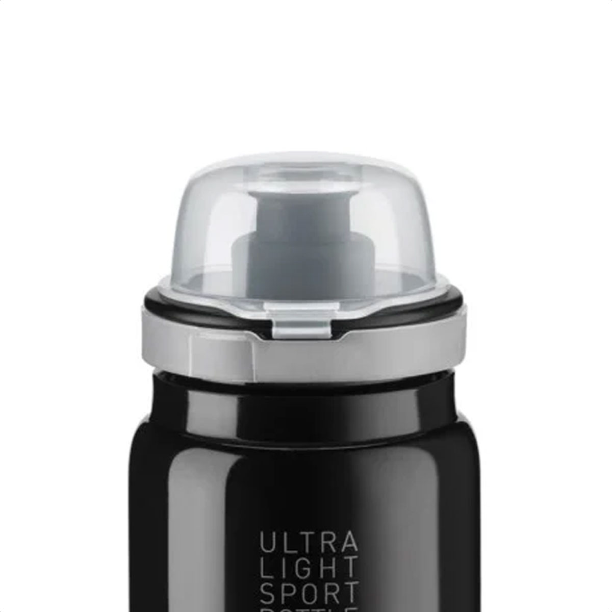 Caramañola Elite Fly Mtb 550ml Con Tapa (Black-Grey) - Imagen 2