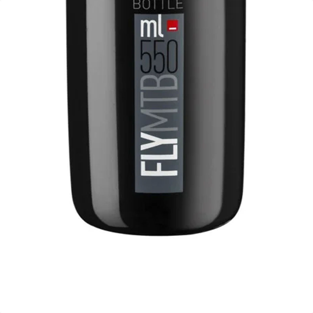 Caramañola Elite Fly Mtb 550ml Con Tapa (Black-Grey) - Imagen 3