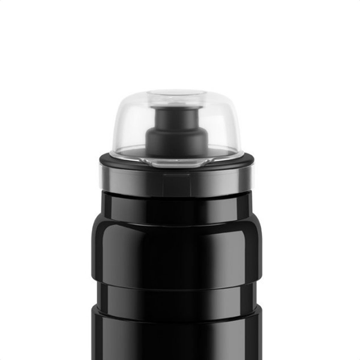 Caramañola Elite Fly Mtb 750ml Con Tapa (Black-Grey) - Imagen 2