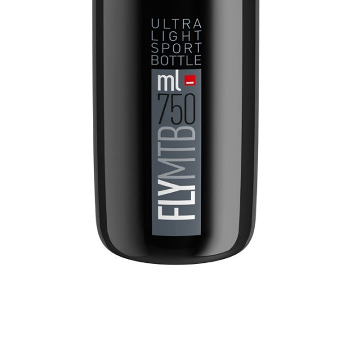 Caramañola Elite Fly Mtb 750ml Con Tapa (Black-Grey) - Imagen 3