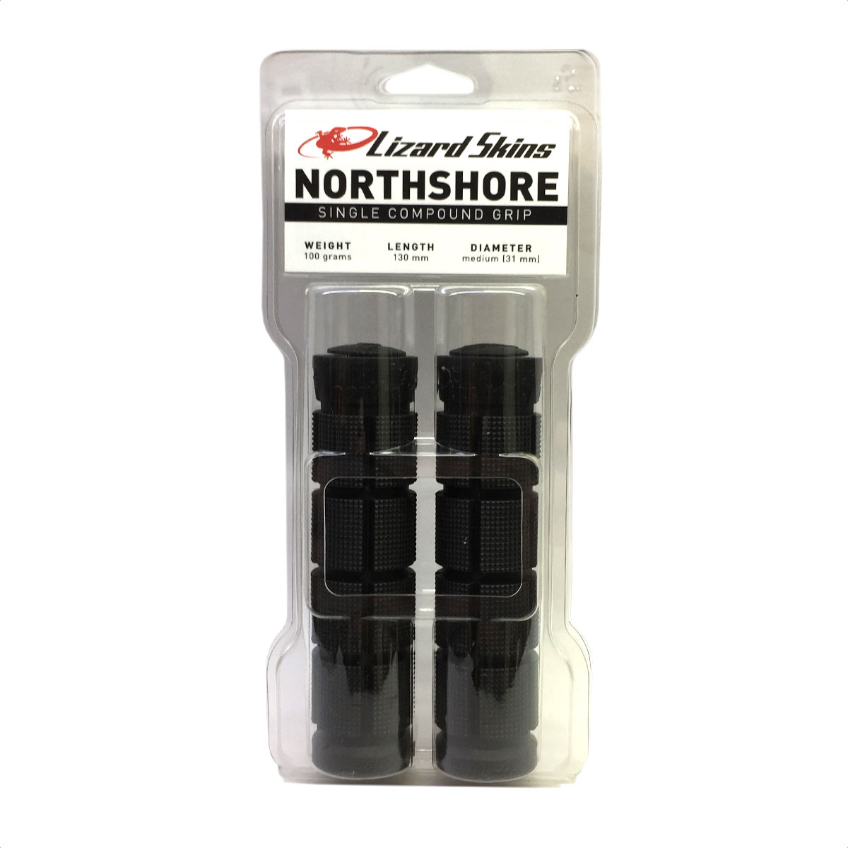 Puños Grip Lizard Skins Northshore Single Compound (Black) - Imagen 3