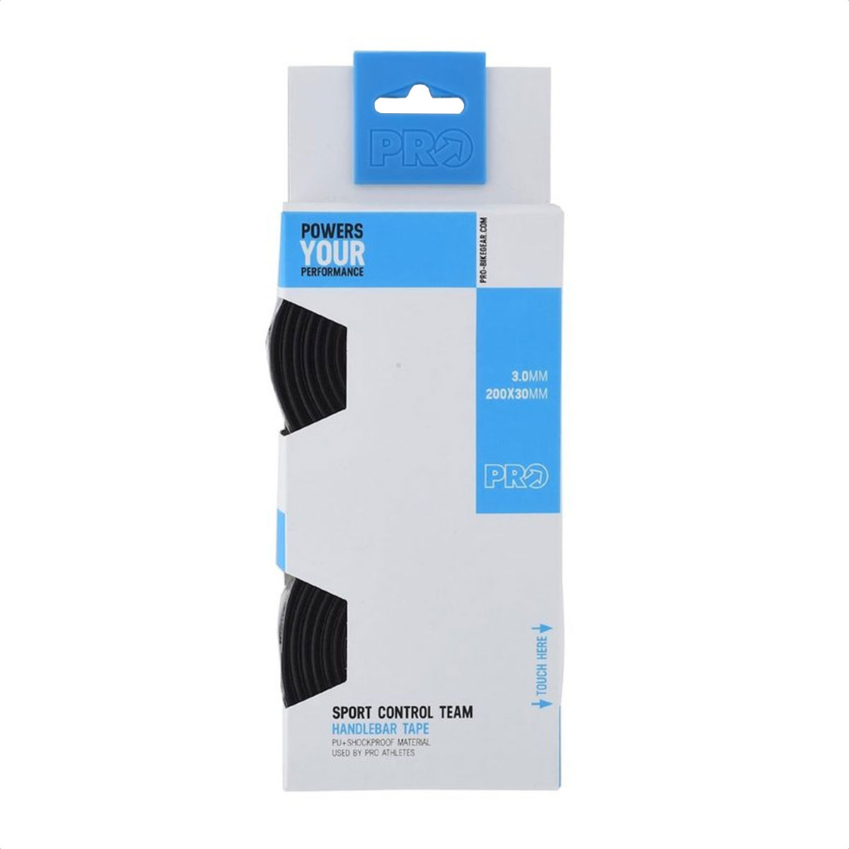 Cinta Manubrio Pro Sport Control Team Tape (Negro/Logo Negro) - Imagen 4