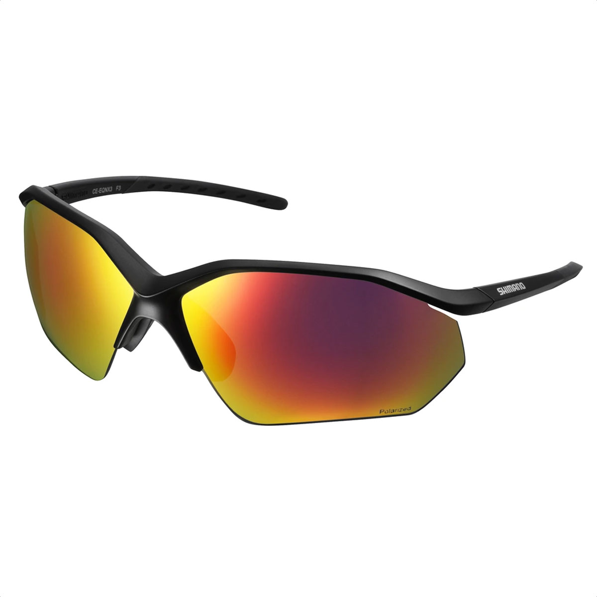 Lentes De Sol Shimano Equinox 3 Matte Black (Polarized D Gray Red (P3))