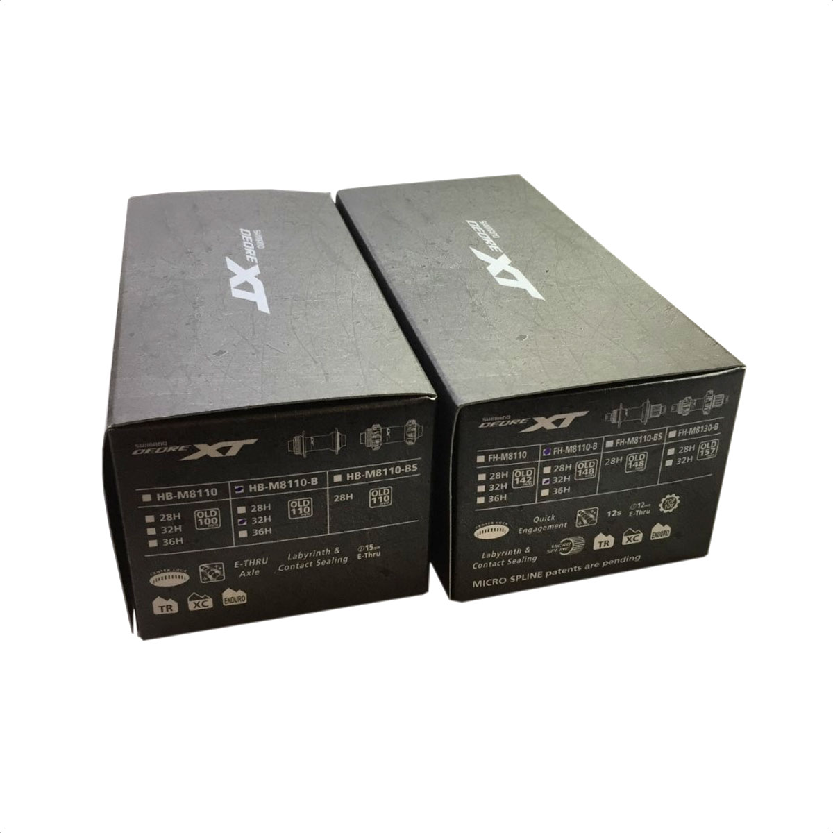 Juego De Mazas Shimano M8110 Deore Xt 32h 110 Y 148mm 12v (Shimano Micro Spline) - Imagen 3