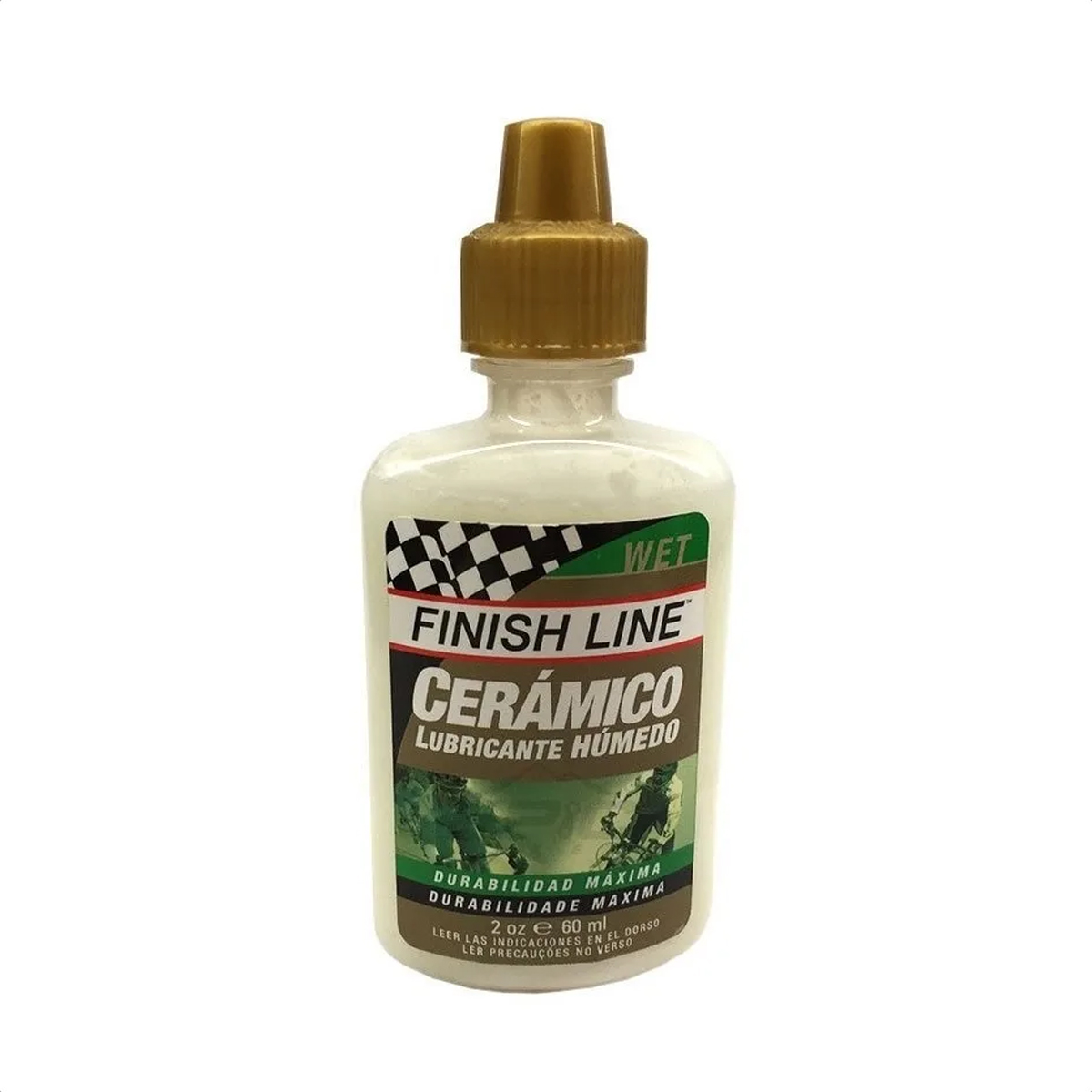 Lubricante Cadena Finish Line Cerámico Wet (60ml)