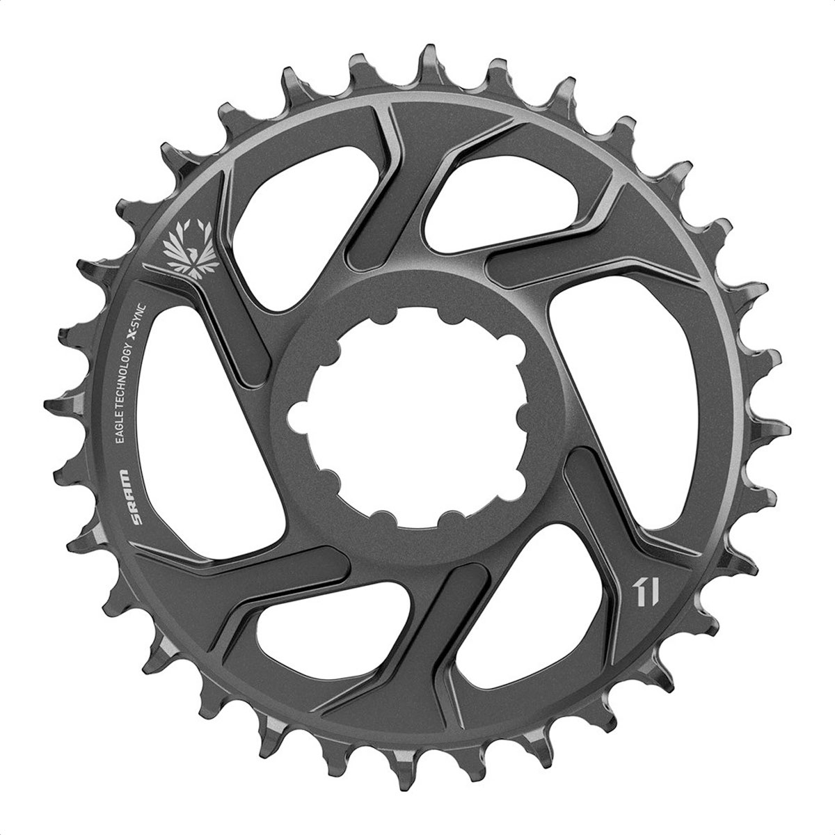 Monoplato Sram Eagle Black X-sync 6mm (34t)