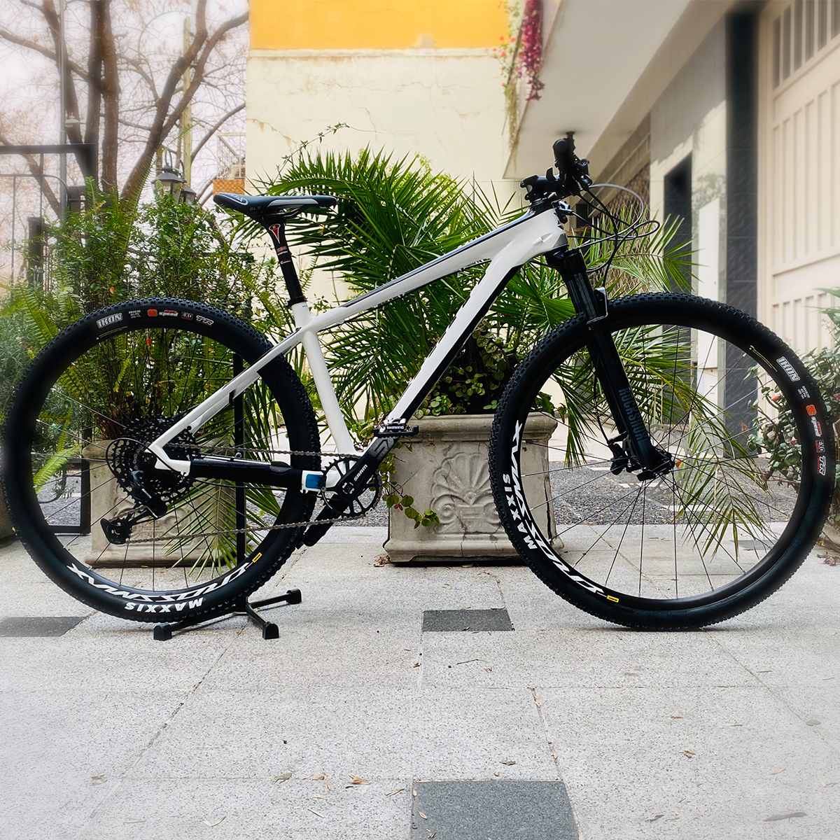 Bicicleta Mtb Zenith Saga Comp Carbono R29 (Blanco/Negro) - Imagen 2