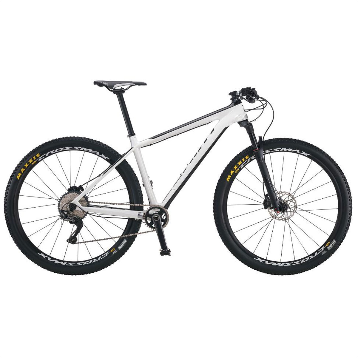 Bicicleta Mtb Zenith Saga Comp Carbono R29 (Blanco/Negro)