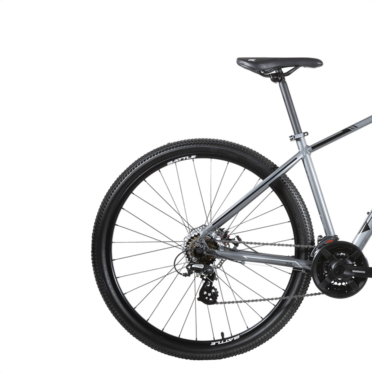 Bicicleta Mtb Battle 210M Shimano Altus R29 (Gris/Negro) - Imagen 2
